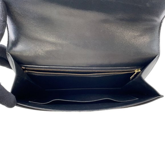 Hermes Hermès Sandrine Shoulder Bag in Black Box Calf Leather with 〇D Stamp.... - Picture 5 of 16